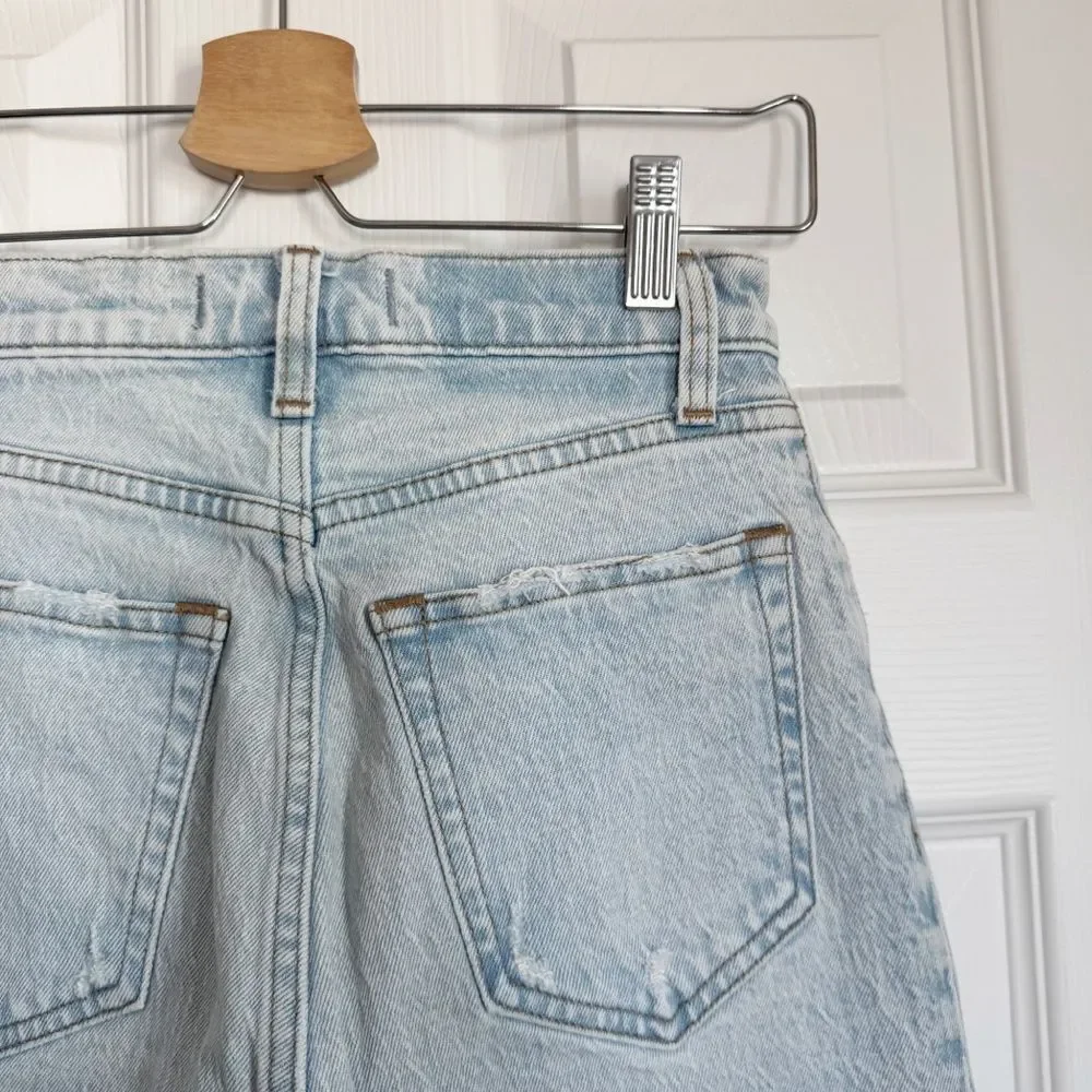 Abercrombie & Fitch Curve Love The 90’s Straight Ultra High Rise Size 25/0 R - Picture 8 of 14